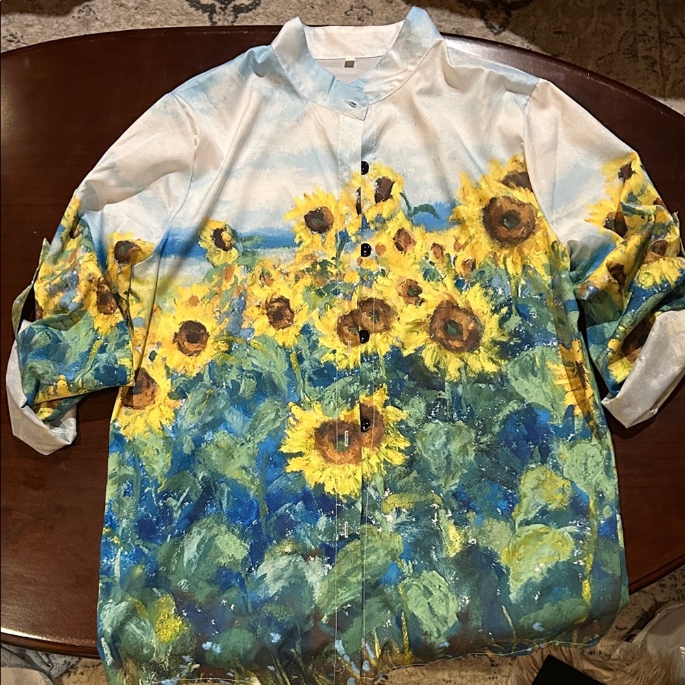 ✅Van Gogh Button-Up Shirt